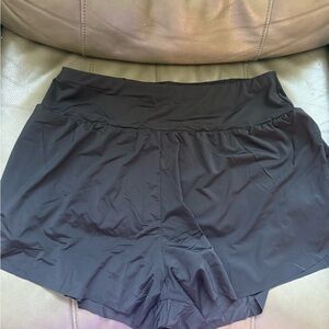 Women's Black Athletic Shorts